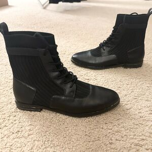 Women’s Leather lace up booties